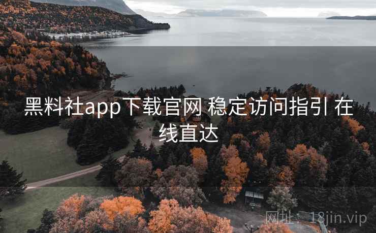 黑料社app下载官网 稳定访问指引 在线直达